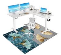 Tkuhknag Chair Mat Office Chair Mat for Hard Floor, Desk Chair Mat, Gaming Chair Mat for carpet floors Non Slip, Multi-Purpose Hard Floor Protector for Home and Office Anti-scratch 200 x 230 cm