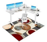 Tkuhknag Chair Mat Office Chair Mat for Hard Floor, Desk Chair Mat, Gaming Chair Mat for carpet floors Non Slip, Multi-Purpose Hard Floor Protector for Home and Office Anti-scratch 200 x 230 cm