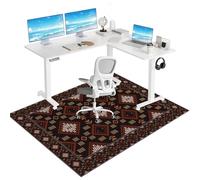 Tkuhknag Desk Chair Mat for Carpeted floors, Office Chair Mat for Hardwood Floor Gaming Chair Mat, Low/Medium Pile Carpet Protector Chair Mat, Chair Mat for Wooden Floors 180 x 230 cm