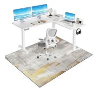 Tkuhknag Desk Chair Mat for Carpeted floors, Office Chair Mat for Hardwood Floor Gaming Chair Mat, Low/Medium Pile Carpet Protector Chair Mat, Chair Mat for Wooden Floors 180 x 230 cm