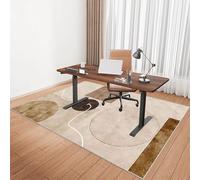 Tkuhknag Heavy Duty Office Chair Mat for Low Pile Carpet Floors 130 x 160 cm Thick Desk Floor Mat For Hardwood Floors Gaming Chair Mat Carpet Protector Chair Mat for Parquet Tile Laminate