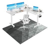 Tkuhknag Office Chair Mat for Hard Floors and Tile Floor, Non Slip Gaming Chair Mat, Desk Chair Mat for Carpeted Floors, Hardwood Floor Protector Mat, Carpet Chair Mats for Home Office 200 x 230 cm