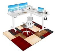 Tkuhknag Office Chair Mat for Hard Floors and Tile Floor, Non Slip Gaming Chair Mat, Desk Chair Mat for Carpeted Floors, Hardwood Floor Protector Mat, Carpet Chair Mats for Home Office 180 x 230 cm