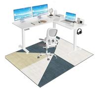 Tkuhknag Office Chair Mat for Hard Floors and Tile Floor, Non Slip Gaming Chair Mat, Desk Chair Mat for Carpeted Floors, Hardwood Floor Protector Mat, Carpet Chair Mats for Home Office 200 x 230 cm