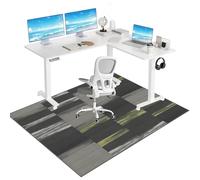 Tkuhknag Office Chair Mat for Hard Floors and Tile Floor, Non Slip Gaming Chair Mat, Desk Chair Mat for Carpeted Floors, Hardwood Floor Protector Mat, Carpet Chair Mats for Home Office 200 x 230 cm