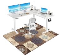 Tkuhknag Office Chair Mat for Hard Floors and Tile Floor, Non Slip Gaming Chair Mat, Desk Chair Mat for Carpeted Floors, Hardwood Floor Protector Mat, Carpet Chair Mats for Home Office 180 x 230 cm
