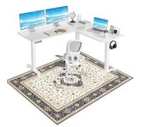 Tkuhknag Office Chair Mat for Hard Floors and Tile Floor, Non Slip Gaming Chair Mat, Desk Chair Mat for Carpeted Floors, Hardwood Floor Protector Mat, Carpet Chair Mats for Home Office 180 x 230 cm