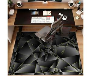 Tkuhknag Office Chair Mat Hardwood Floors | 90 x 120 cm Multi-Purpose Protector Chair Carpet | Gaming Floor Mats Suitable For Carpet Floors And Wooden Floors Carpeted and Hardwood Floor