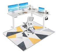 Tkuhknag Office Gaming Rolling Chair Mat, Office Chair Mat for Hardwood Floor, Carpet Chair Mats, Desk Chair Mat for Home Office, Multi-Purpose Anti-Slip Floor Protectors Rug 180 x 200 cm