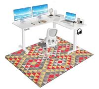 Tkuhknag Office Gaming Rolling Chair Mat, Office Chair Mat for Hardwood Floor, Carpet Chair Mats, Desk Chair Mat for Home Office, Multi-Purpose Anti-Slip Floor Protectors Rug 180 x 230 cm