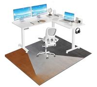 Tkuhknag Office Gaming Rolling Chair Mat, Office Chair Mat for Hardwood Floor, Carpet Chair Mats, Desk Chair Mat for Home Office, Multi-Purpose Anti-Slip Floor Protectors Rug 200 x 230 cm