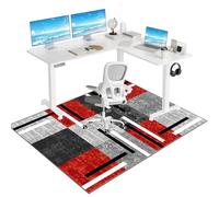 Tkuhknag Office Gaming Rolling Chair Mat, Office Chair Mat for Hardwood Floor, Carpet Chair Mats, Desk Chair Mat for Home Office, Multi-Purpose Anti-Slip Floor Protectors Rug 180 x 230 cm