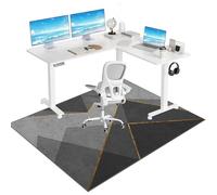 Tkuhknag Office Gaming Rolling Chair Mat, Office Chair Mat for Hardwood Floor, Carpet Chair Mats, Desk Chair Mat for Home Office, Multi-Purpose Anti-Slip Floor Protectors Rug 180 x 200 cm
