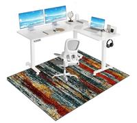 Tkuhknag Office Gaming Rolling Chair Mat, Office Chair Mat for Hardwood Floor, Carpet Chair Mats, Desk Chair Mat for Home Office, Multi-Purpose Anti-Slip Floor Protectors Rug 200 x 230 cm