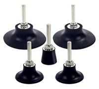 TKUONE 5 Pcs Quick Change Disc 1/2/3 Inch with 1/4" Shank for Polishing Power Drilling Mould Air Grinding Machines and other Rotating
