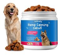 tkwwty Calming Chews for Dogs, Helps Dog Anxiety & Stress Relief, Soft Chews for Sleep Calming, Barking, Aggression - Suitable for All Breeds & Sizes(Duck 150pcs Chew)