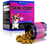 tkwwty Nutritional Supplement for Dogs Coat, Skin and Nails, Itchy Dogs Skin & Allergy Relief, Promote Soft & Shiny Fur, Skin & Coat Care Boost Chews(150PCS Chicken Flavor)