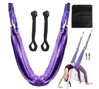 Tkxjry Yoga Straps Leg Stretcher, Yoga Strap Leg Stretcher, 40 mm Wide Strap Can Be Adjusted Freely and Can Carry up to 150 kg, for Yoga, Ballet, Pilates, Gymnastics, Flexibility Training (Purple)