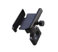 Tkxvcejv Bicycle Phone Holder For Forza 125 250 300 350 750 Motorcycle Mobile Phone Holder GPS Navigator Rearview Mirror Handlebar Bracket Motorcycle Phone Mount(H black)
