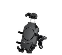 Tkxvcejv Bicycle Phone Holder Motorcycle Phone Holder With Vibration Dampener High-Speed Secure Lock Anti-Theft Mount Handlebar For Bike Bicycle Scooter ATV Motorcycle Phone Mount(Rearview Mirror)