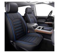 Tkxvcejv Car Seat Cover Protector For Chevrolet For Silverado 1500 For GMC For SIERRA 2007-2023 Seat Kits Cover Full Set Durable Waterproof Leather(Color 3)