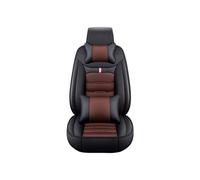Tkxvcejv Car Seat Cover Protector For Lincoln All For Models For Navigator For MKS For MKZ For MKC For MKX For MKT For 5 Seats Leather Pu Car Seat Cover(G 1 seat Coffee pillow)
