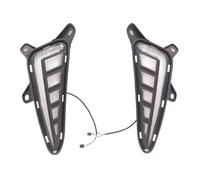 Tkxvcejv Front Bumper Fog Light 1 Pair For Toyota For CHR 2016 2017 2018 2019 Car LED DRL Daytime Running Light With Dynamic Yellow Turn Signal Fog Lamp(White and Yellow)