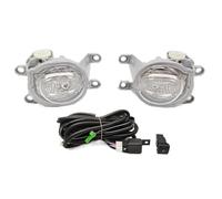 Tkxvcejv Front Bumper Fog Light For Toyota For RAV4 2023 2024 Front LED Fog Lights Headlight Foglight Fog Lamp Cover Grille Bezel Switch Frame(Yellow fog and wire)