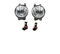 Tkxvcejv Front Bumper Fog Light For Toyota For RAV4 XA50 2019 2020 2021 Fog Lights LED Fog Light Headlight Halogen Fog Lamp Cover Grille Bezel Frame(LED fog lamp)