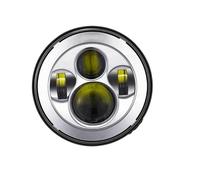 Tkxvcejv Headlight Assembly For Suzuki For Jimmy For Samurai Car Headlights Led 7 Inch Headlight Off Road 60W Work Light 12V 24V(1 X chrome Light Q)