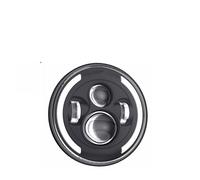 Tkxvcejv Headlight Assembly For Suzuki For Jimmy For Samurai Car Headlights Led 7 Inch Headlight Off Road 60W Work Light 12V 24V(1 X Black Light K)