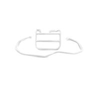 Tkxvcejv Motorcycle Crash Protector For Royal For Alloy For Sidecar GP150 GP250 TG250 Motorcycle Highway Front Engine Guard Crash Bars Protect Bumper Motorcycle Engine Guard(White)