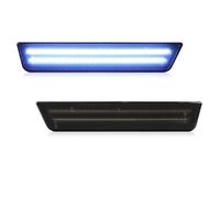 Tkxvcejv Rear Bumper Lights For Dodge For Challenger 2008-2014 For Charger 2011-2014 Driving Light Rear Bumper LED Side Marker Light Reflector Rear Bumper(2X Dynamic Blue)