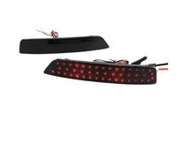 Tkxvcejv Rear Bumper Tail Light For Fit 2020 Tail Reflector Fog Brake Lamp 2Piece 12V LED Rear Bumper Reflector Light Lamp Assembly(2Piece Gray black Lens)