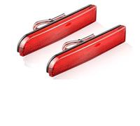 Tkxvcejv Rear Bumper Tail Light For Mitsubishi For Lancer For Evolution X 2008-2016 2Piece MR515740/8355A040 LED Rear Bumper Reflector Light(2Piece Red Lens)