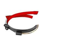Tkxvcejv Trailer Tail Lights 12V Rear Spoiler Led High Mount Brake Stop Lamp Warning Turn Signal Strips Auto Trunk Light Waterproof(Carbon Fiber,120cm)
