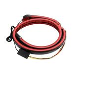 Tkxvcejv Trailer Tail Lights 12V Rear Spoiler Led High Mount Brake Stop Lamp Warning Turn Signal Strips Auto Trunk Light Waterproof(Black,120cm)