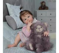 TKYFOYS Reborn Dolls 22 Inch Life Like Silicone Full Body Newborn Baby Doll - 55cm Realistic Doll for Age 3+