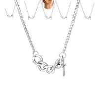 TKYGU cross necklace for Mens and womens gold silver black stainless steel silver Cross Pendant Necklace Simple Cute Necklaces for men and Women Gold Jewelry 16-18-20-22-24-30 inches, stainless steel