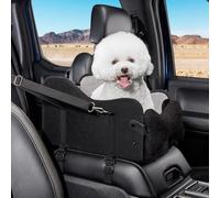 TKYZ Center Console Dog Car Seat,Pet Puppy Car Seat,Middle Console Dog Car Seat for Small Dogs,Cat Car Seat (Black)