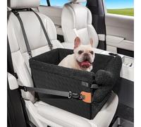 TKYZ Dog Car Seats for Small Dogs Car Seat Boosters,Puppy Cat Carseats (Black, Small)