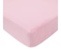 TL Care Heavenly Soft Chenille Fitted Crib Sheet 28" x 52", Warm and Cozy Neutral Chenille Sheet, Pink, for Boys and Girls, Fits Crib and Toddler Bed mattresses