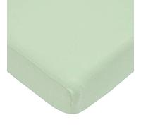 TL Care Supreme 100% Cotton Jersey Knit Fitted Crib Sheet for Standard Crib and Toddler Mattresses, Celery, 28" x 52"