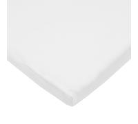 TL Care Supreme 100% Natural Cotton Jersey Knit Fitted Cradle Sheet, White, Soft Breathable, for Boys and Girls