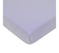 TL Care Supreme 100% Natural Cotton Jersey Knit Fitted Crib Sheet for Standard Crib and Toddler Mattresses, Lavender, 28" x 52", Soft Breathable, for Girls