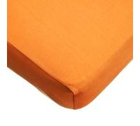 TL Care Supreme 100% Natural Cotton Jersey Knit Fitted Crib Sheet for Standard Crib and Toddler Mattresses, Orange, 28" x 52", Soft Breathable, for Boys and Girls