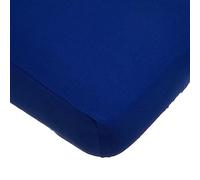 TL Care Supreme 100% Natural Cotton Jersey Knit Fitted Crib Sheet for Standard Crib and Toddler Mattresses, Royal, 28" x 52", Soft Breathable, for Boys