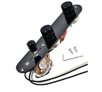 TL guitar control plate black (black)
