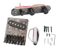 TL Guitar Pickup and Bridge Set, Neck Pickup Guitar Single Coil Pickup Volume Control Panel Circuit Electric Guitar Accessories