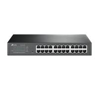 TP-Link TL-SG1024DE 24-Port Desktop Gigabit Easy-Smart Ethernet Switch, Steel Case, 13 Inch Rack-Mount, Black